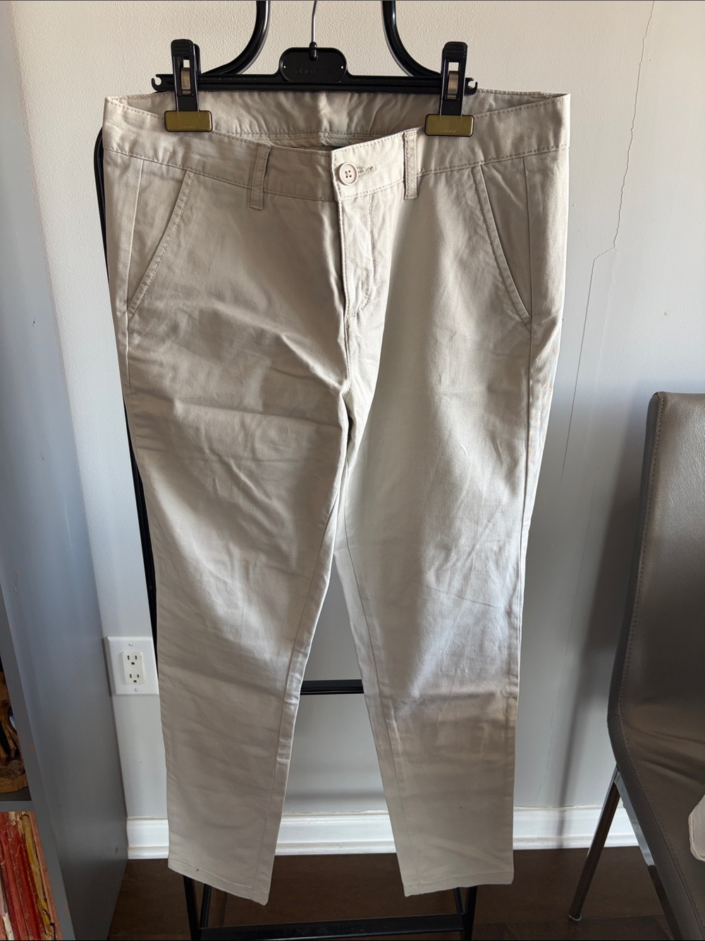 United Colors Of Benetton Slim Chinos in Light Beige